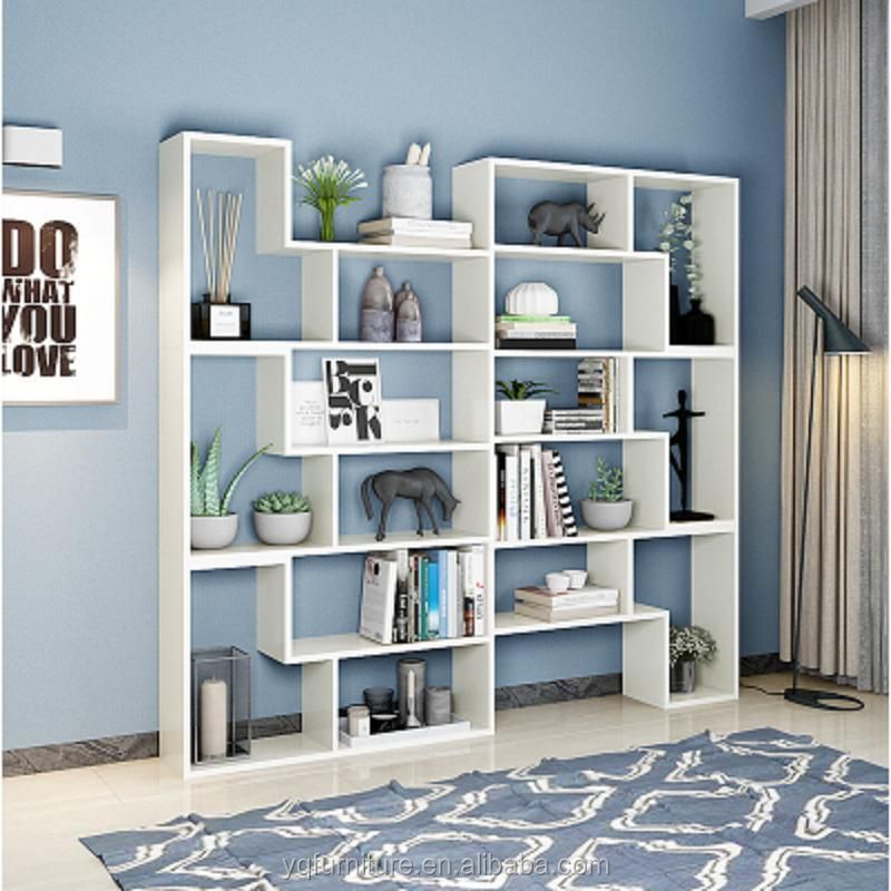 Free Combination of Bookcases and Bookshelves Against The Wall