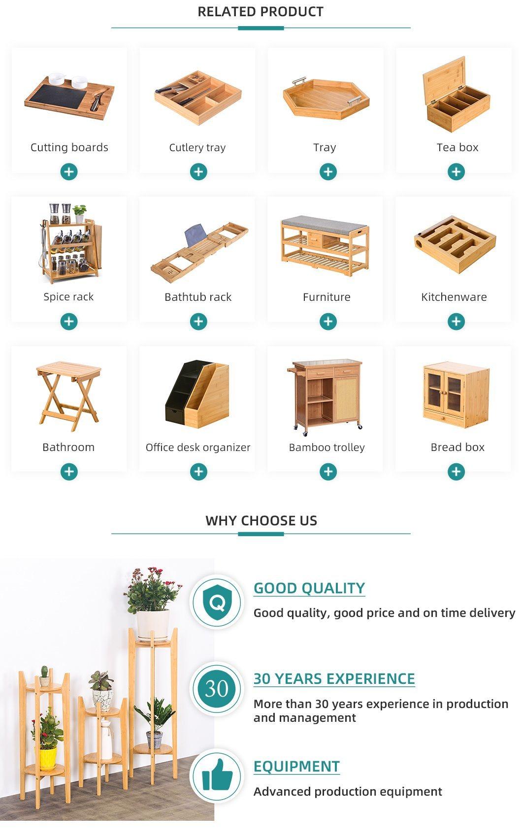 Eco-Friendly Bamboo Wine Rack with Glass Holder Wine Glass Rack Wood Wine Shelf Organizer
