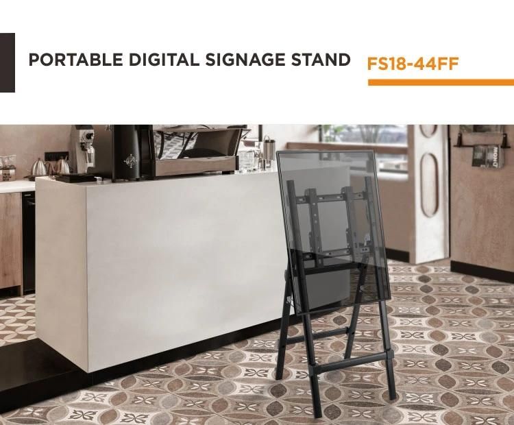 Foldable Landscape/Portrait Stand for Flat Panel Display