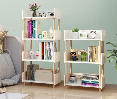 Simple Floor-to-Ceiling Bookshelf Simple Living Room Multi-Layer Shelf