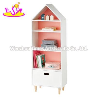 2020 Hot Sale Kids Pink Wooden Bookcase with Toy Storage W08c294b