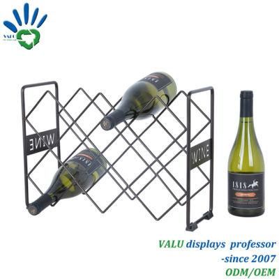 10 Bottle Wine Rack with Wine Pattern