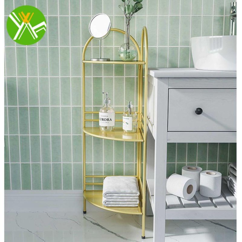 Retro Bathroom Space Saver Rack Simple Luxury Bathroom Toilet Rack for Bathroom Decoration