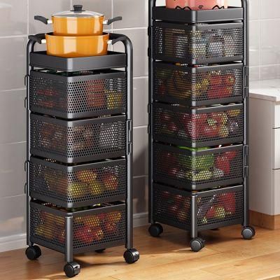 Home Kitchen Steel Shelf Kitchen Basket Rack Price