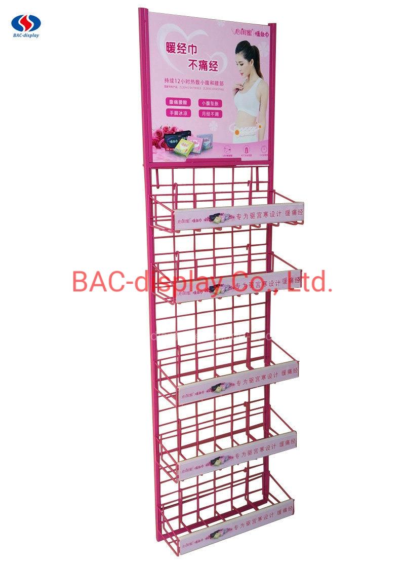 Hot Sale Desktop Metal Chewing Gum Shelving Display Rack