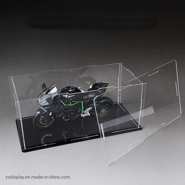 Clear Assemble Acrylic Display Case Dustproof Display Stand for Toys