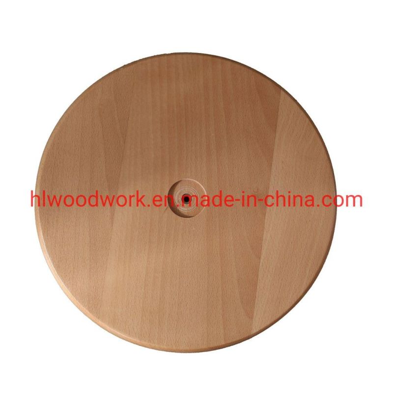 Round Wooden Base Stand Coat Rack Beech Wood Natural Color Stand Hanger Entrance Hall Coat Rack