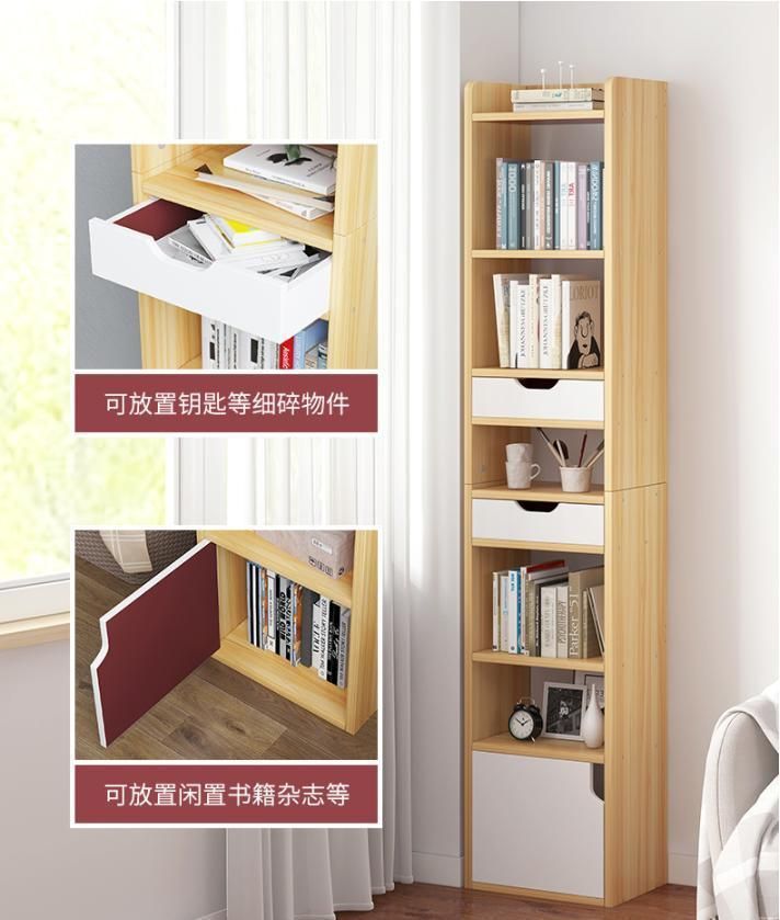 Bookshelf Floor Simple Home Bedroom Multi-Layer Storage Rack Living Room Simple Student Locker Small Bookcase