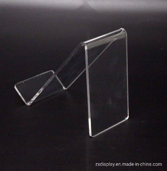 Clear Acrylic Cell Phone Display Stand for Mobile Accessories Exhibition