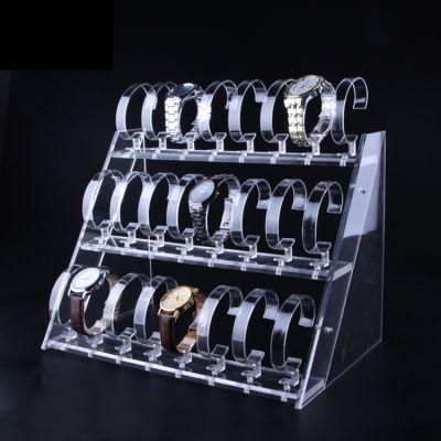 New Acrylic 3 Layers Sport Watch Bracelet Display Stand