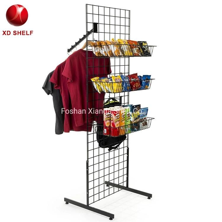 Carton Package Metal Xianda Shelf Customized China, Guangdong, Foshan Retail Advertising Display