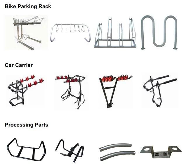 Outdoor Slot Push Bike Storage Solutions Rack