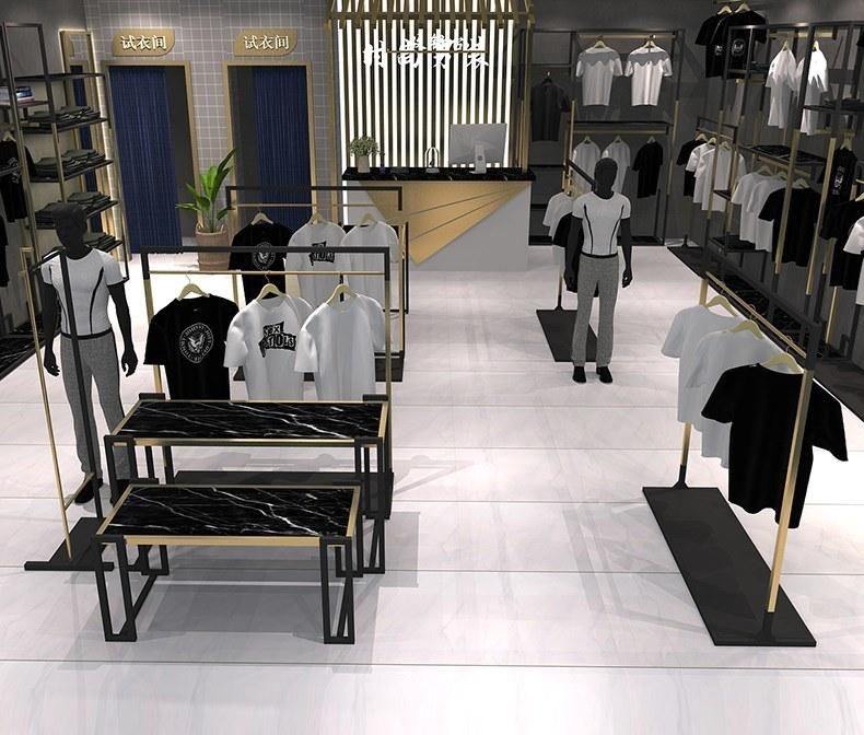 Retail Garment Store Furniture Shopfitting Boutique Clothes Clothing Display Racks