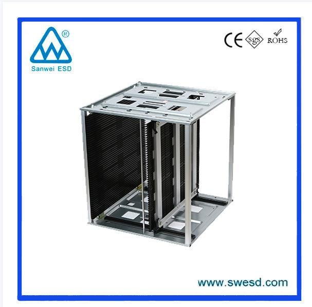 Anti-Static High Quality L Size SMT Antistatic ESD PCB Magazine Rack for PCB Loader