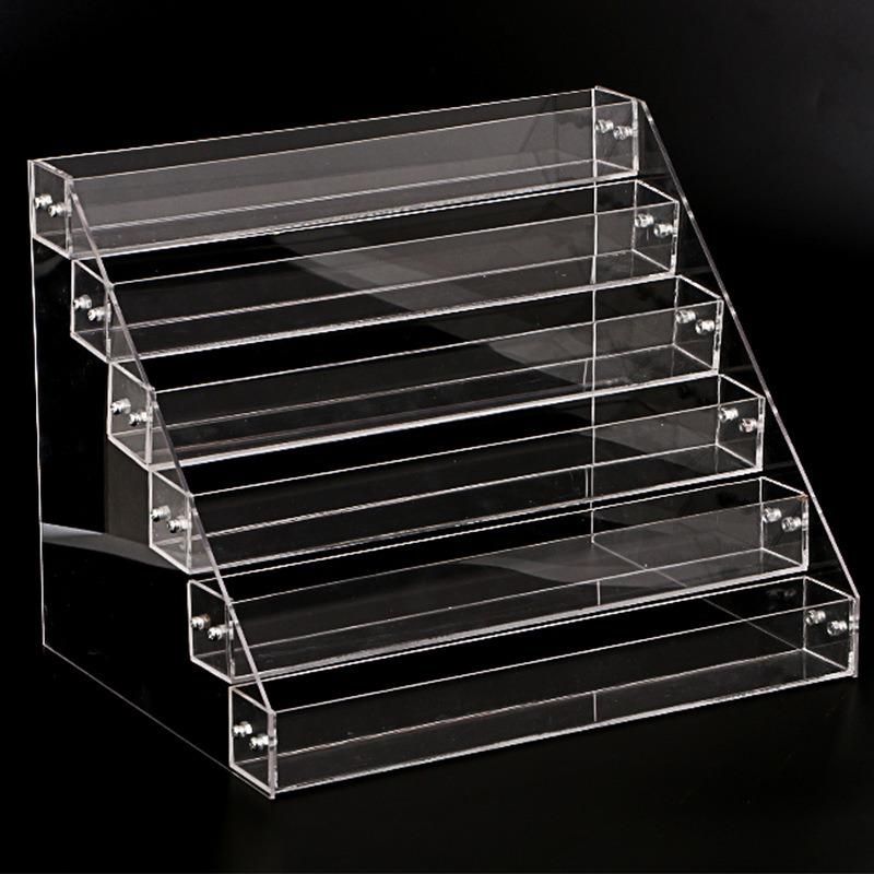 Acrylic Display Rack Black Acrylic Bank Brochure Advertising Display Stand/Acrylic Shelf