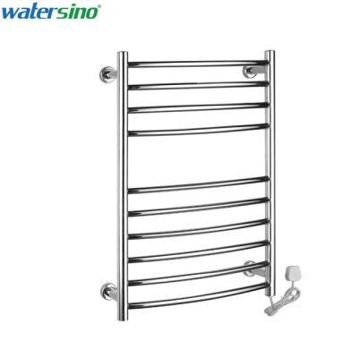 SAA Stainless Steel Brushed Polished Wall Mounted Towel Heater Electric Towel Rack