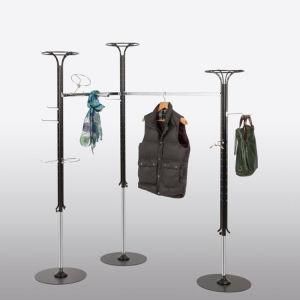 Metal Floor Standing Multiple Combinations Display Rack for Clothes and Hats
