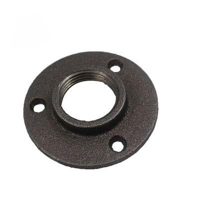 1/2&quot; 3/4&quot; Pipe Fittings Malleable Iron Raw Floor Flange