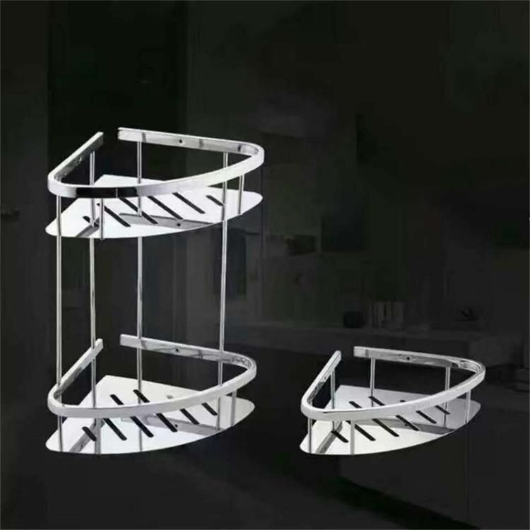 Stainless Steel Wall Mounted Shower Shelf for Bathroom and Kitchen