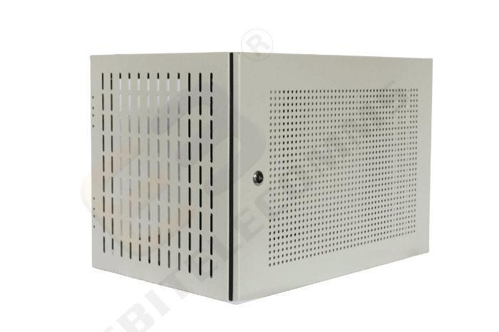 Perforated Grey Color Wall Mounting Network Cabinet Sever Rack