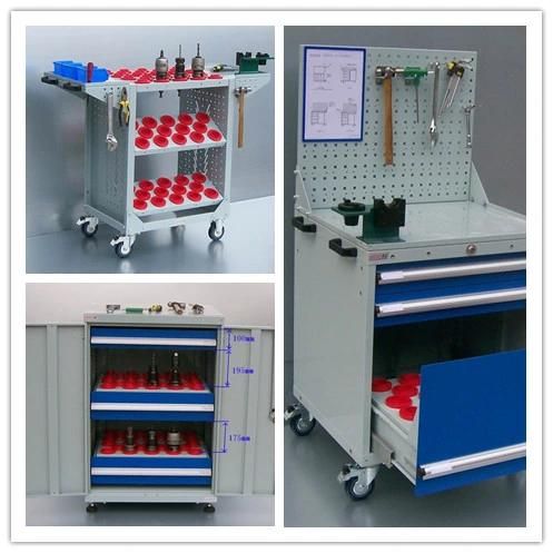 CNC Tool Storage Rack Trolly Suitable for Cat 50 Bt 50 Hsk 80/100