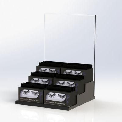 Customized Acrylic False Eyelash Extension Retail Display Stand