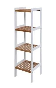 Bamboo Storage Rack with 4 Shelf