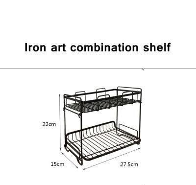Wholesale Kitchen Multi-Function Shelf Storage&#160; Seasoning Double Rack&#160;