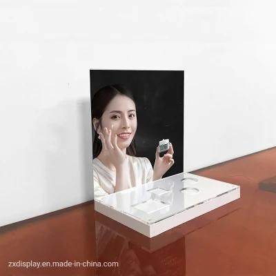 Custom Plexiglass Skin Care Products Cosmetic Stand for Makeup Store Counter Display