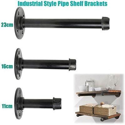 DN15 DN20 Pipe Fitting Floor Flanges Shelf for Home Decoration