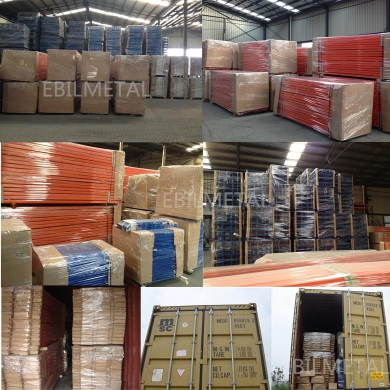 Nanjing Ebil Improve Visibility Shelving Racking System Warehouse Wire Mesh Decking Panels