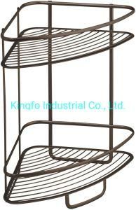 Metal Bathroom Wire Corner Organizer Shelf Shower Caddy- Corner Shower Rack