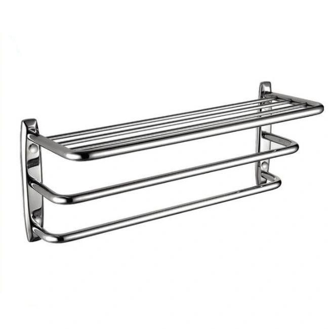 Towel Rack with Tower Bars SUS 304 Towel Shelf Wall Mount Towel Holder