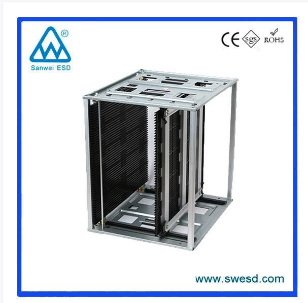 High Quality Plastic ESD Antistatic Adjustable Magazine Rack for PCB Holder