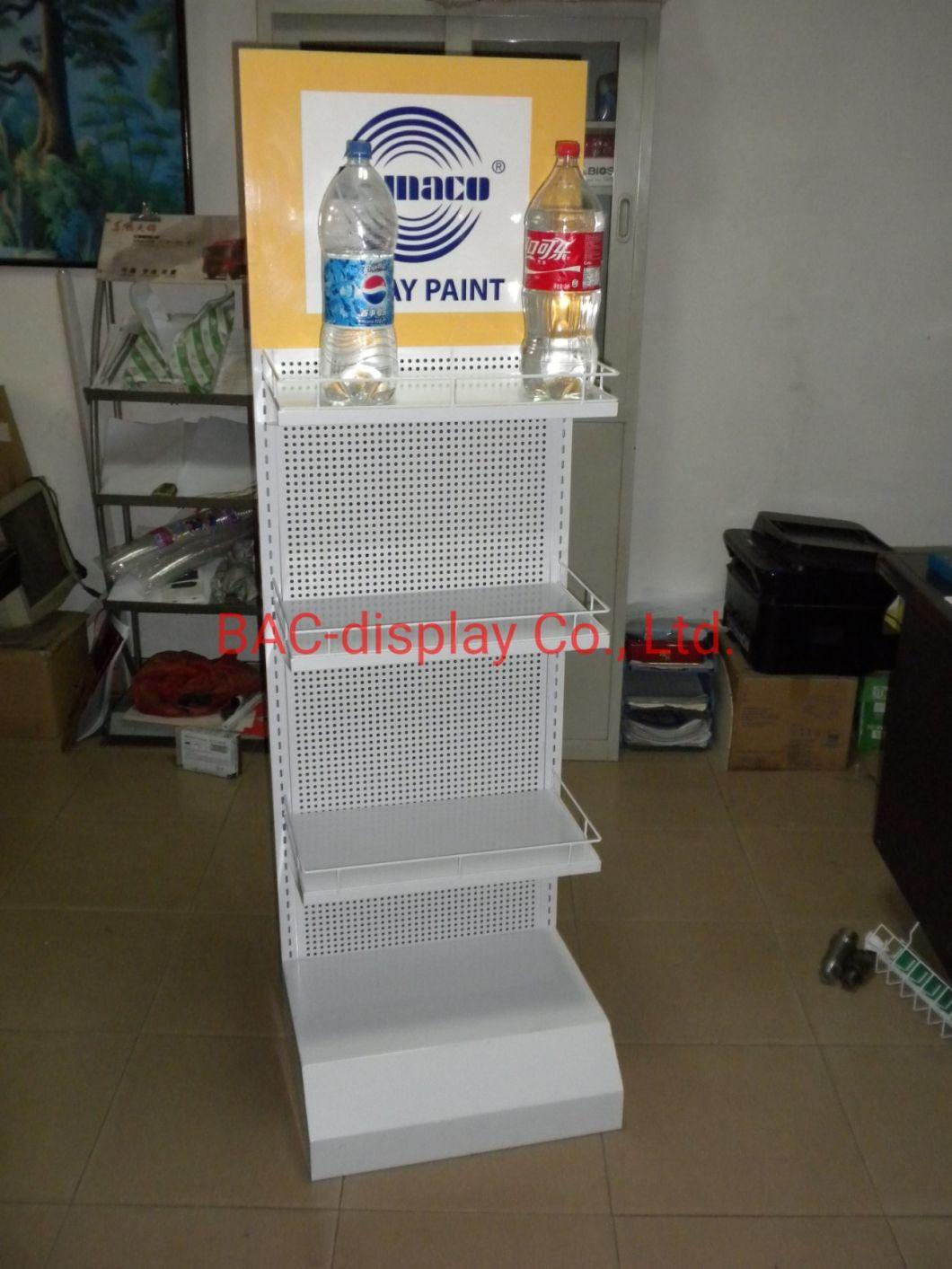 Factory Supply Panel Metal Shelf Perforated Display Rack