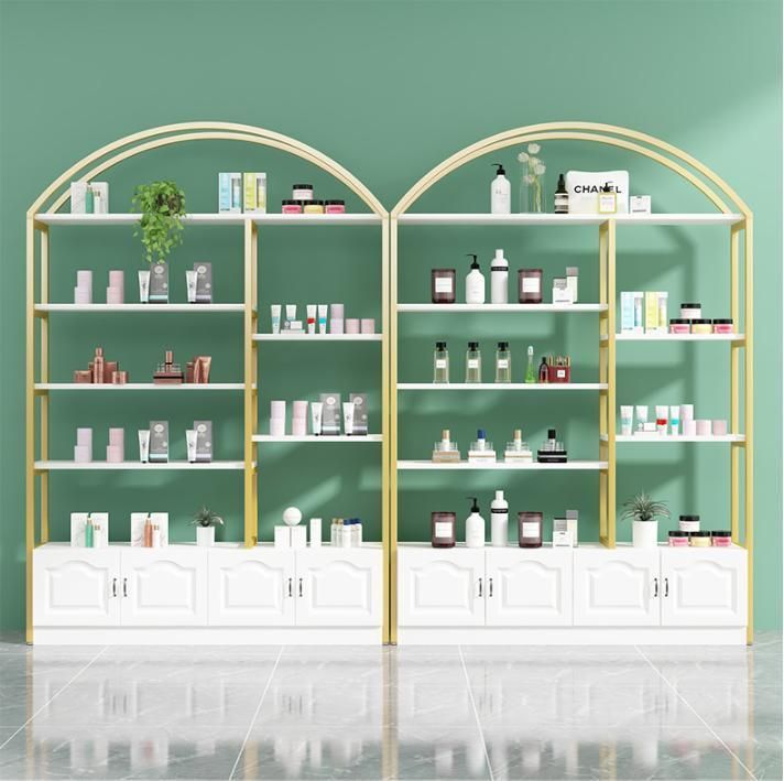 Cosmetic Display Cabinet Beauty Salon Skin Care Barber Shop Product Display Cabinet Set-up Shelf Display Stand Maternal and Child Store Shelf