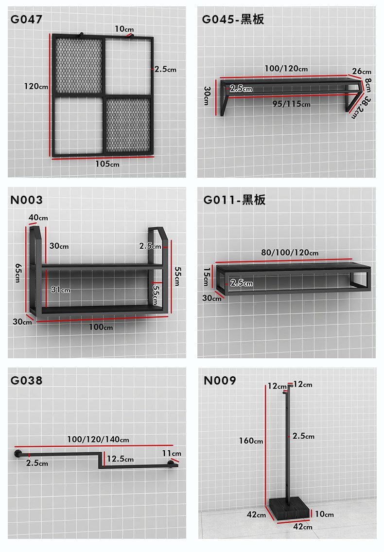 Retail Furniture Store Clothing Adult Clothing Store Decorative Hangers Custom Size Display Rack