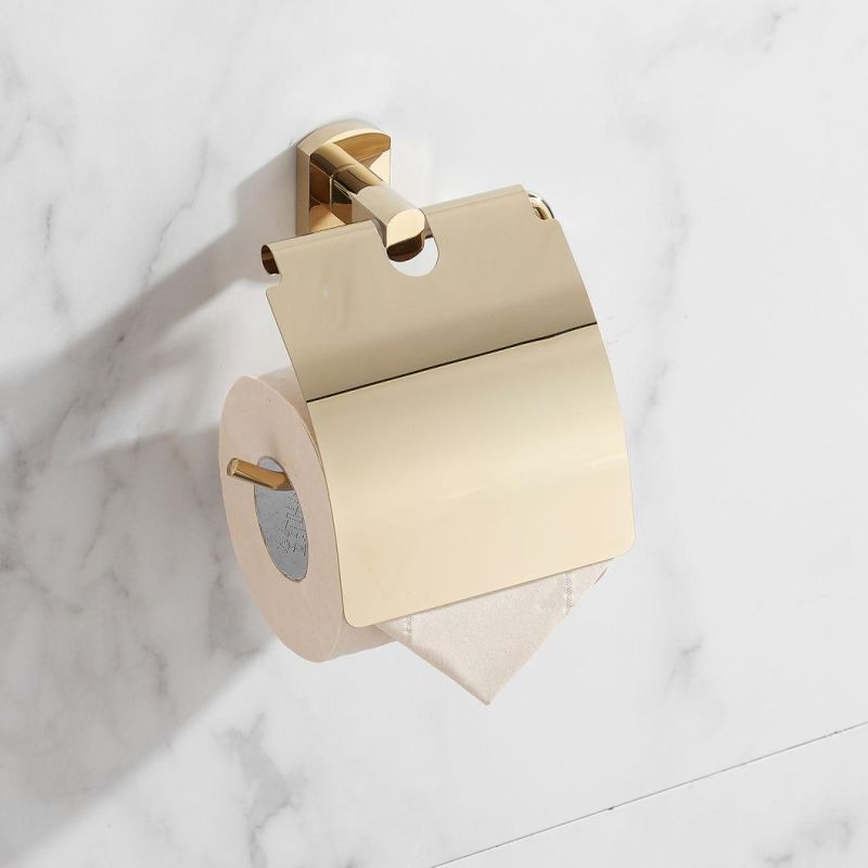 Luxury Brass Made of Toilet Brush Holder, Paper Holder Bathroom Accessories