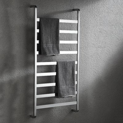 Kaiiy Bathroom Accessories Electric Towel Dryer Wall-Mounted Heated Towel Rack Stainless Steel Towel Warmer Heated Towel Rail Rack
