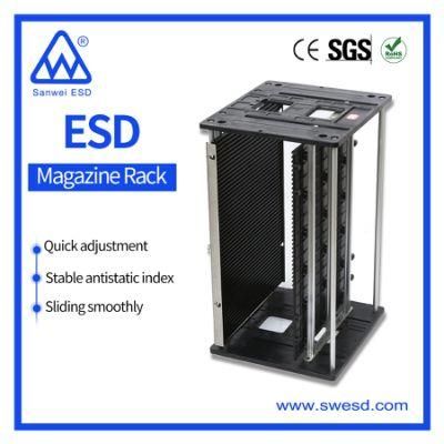 3W-9805301r-4 ESD SMT PCB Magazine Rack for Storage PCB Boards