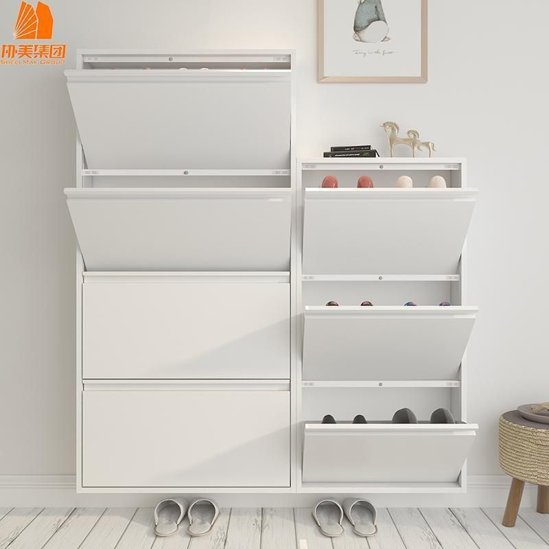 Different Colors Designs Modern Shoe Cabinet Shoe Rack