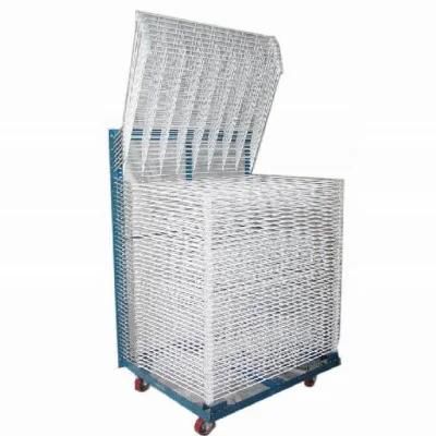 SUS304 Stainless Steel Mobile Screen Drying Rack