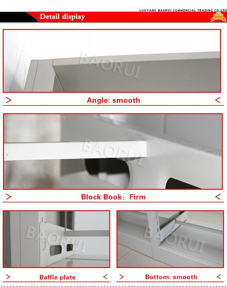 Knock Down Double Side Steel Book Rack for School