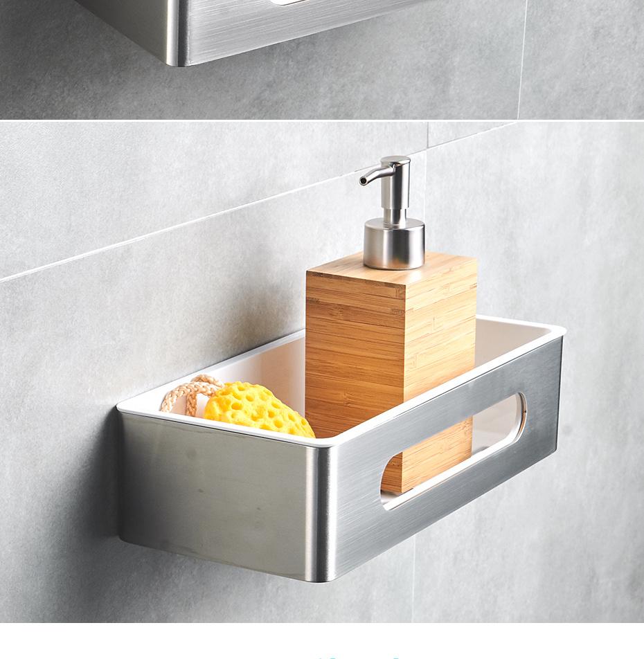 Flg Bathroom Fitting & Accessories Shelf Stainless Steel Bathroom Storage Rack