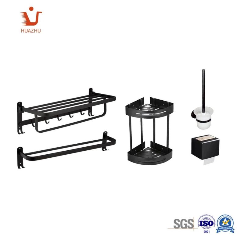 Popular Black Color Simple Design Towel Bar