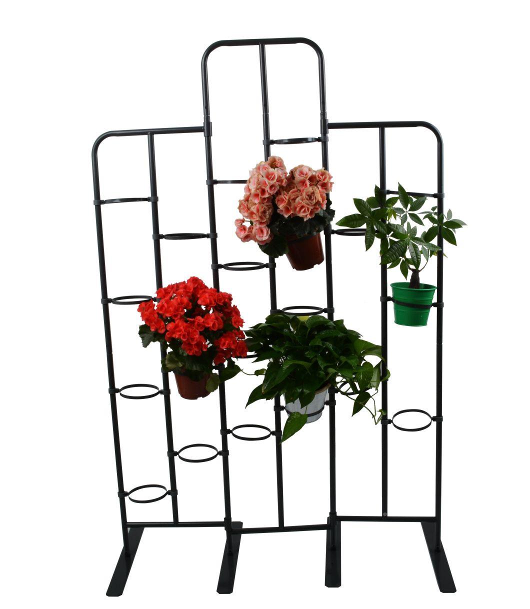 Metal Remove and Install Adjustable Flower Rack for Garden Plant Stand