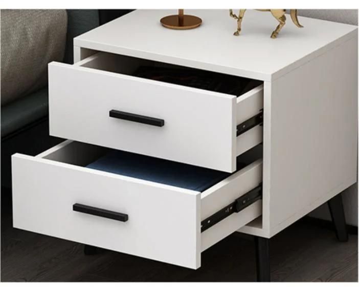 Light Luxury Bedside Table Modern Minimalist Bedroom Bedside Cabinet Simple Locker Shelf Mini Small Storage Cabinet