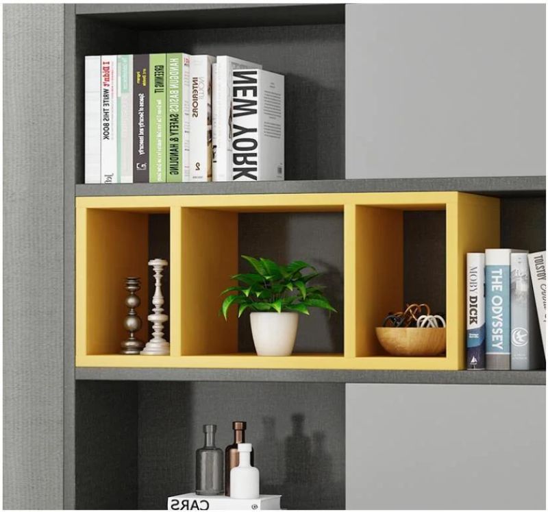 Bookshelf Student Bedroom Space Saving Multifunctional Children′ S Combination Bookcase