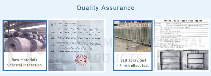 High Quality Galvanized Supermarket Industry Logistic Metal Foldable Rolling Trolley