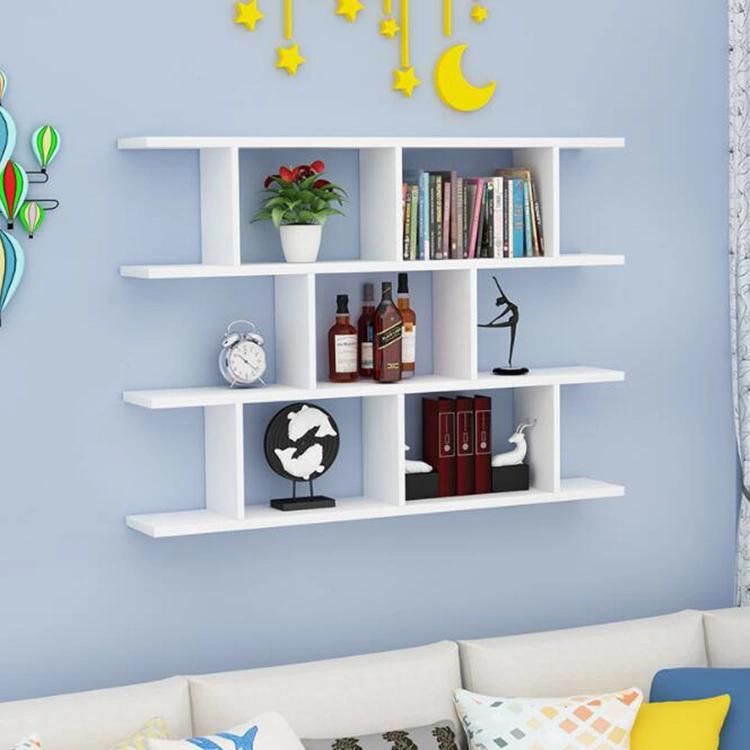 Wooden Creative Wall Decoration Bookshelf